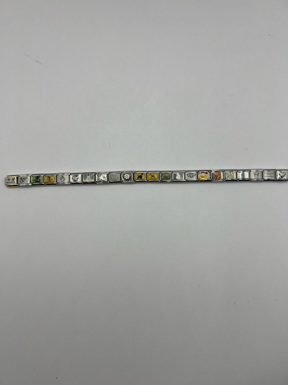 Italian Charm Bracelet Stainless Enamel Links UBERRY Ciao Italia Diva Mart Blinq